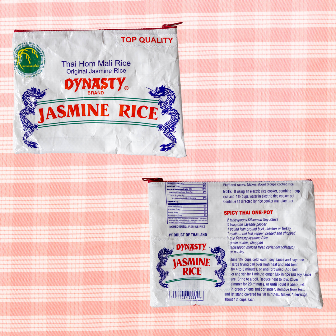 Recycled Rice Bag Pouch