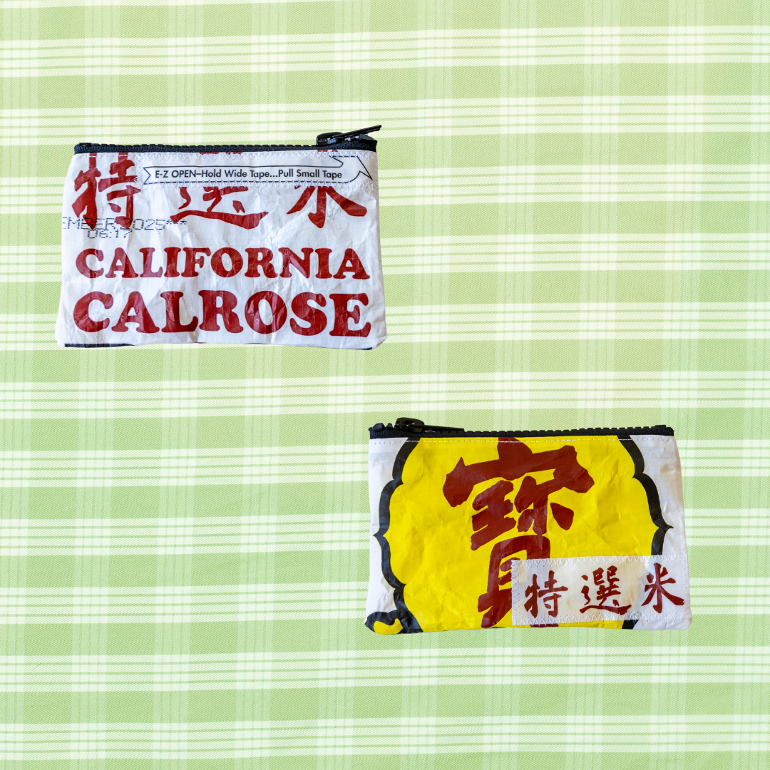 Mini Recycled Rice Bag Pouch