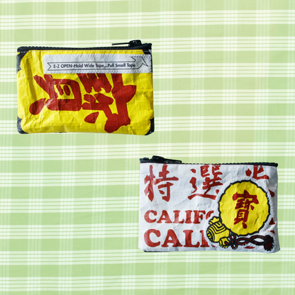 Mini Recycled Rice Bag Pouch