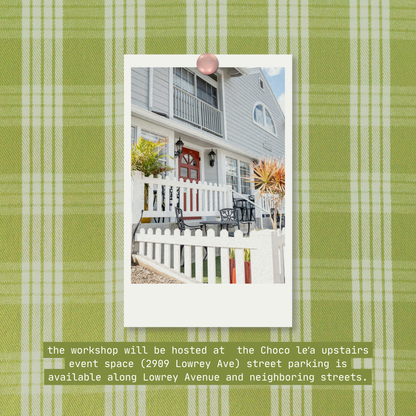 BEACH BENTO X TINY TOWNS SEWING WORKSHOP 7/11