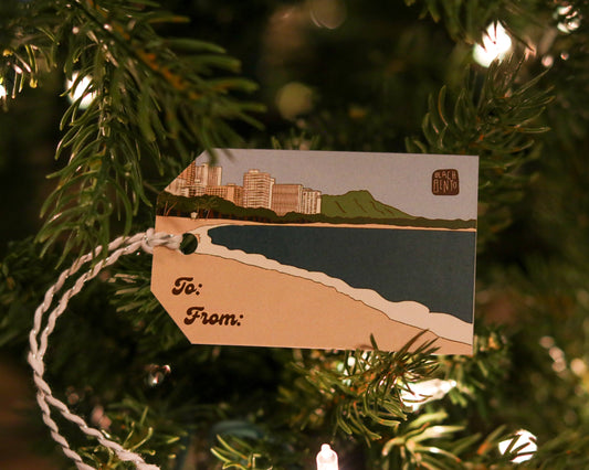 Lēʻahi Gift Tags