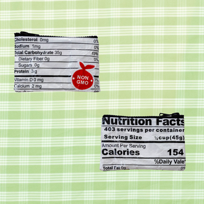 Mini Recycled Rice Bag Pouch